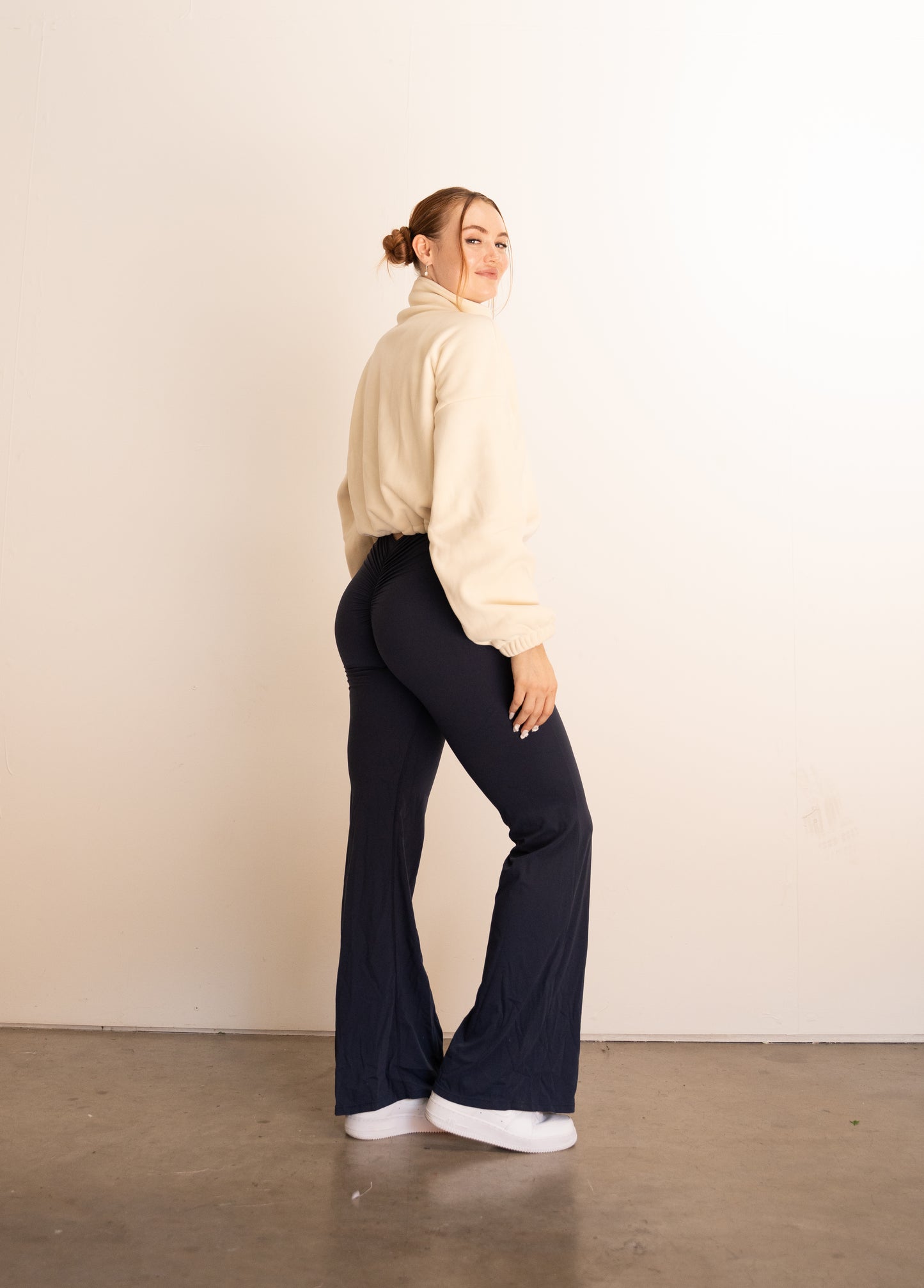 Fleece Scrunch Cropped Jacket