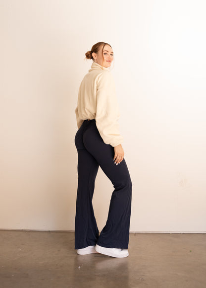 Fleece Scrunch Cropped Jacket